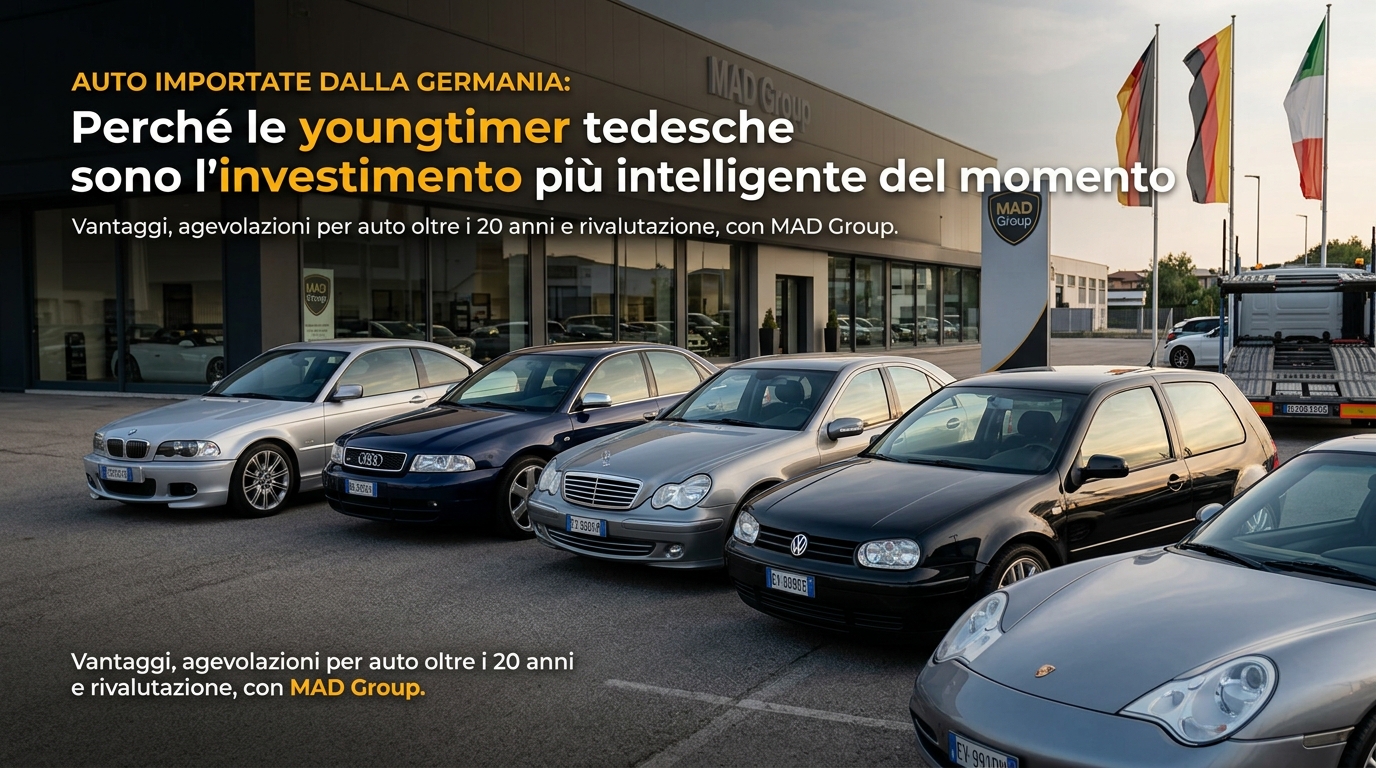 Auto importate dalla Germania: perch&eacute; le youngtimer tedesche sono l'investimento pi&ugrave; intelligente del momento
