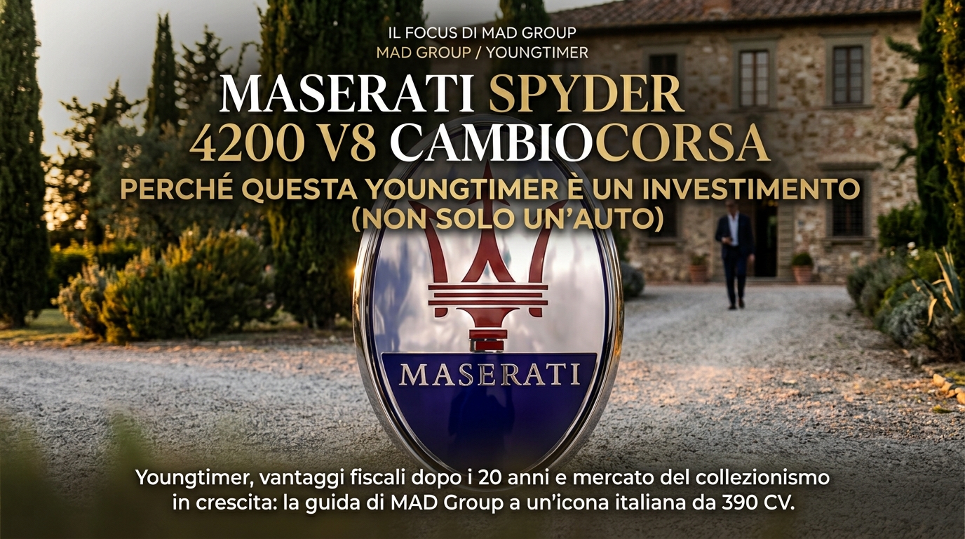 Maserati Spyder 4200 V8 Cambiocorsa: perch&eacute; questa youngtimer &egrave; un investimento (non solo un'auto)