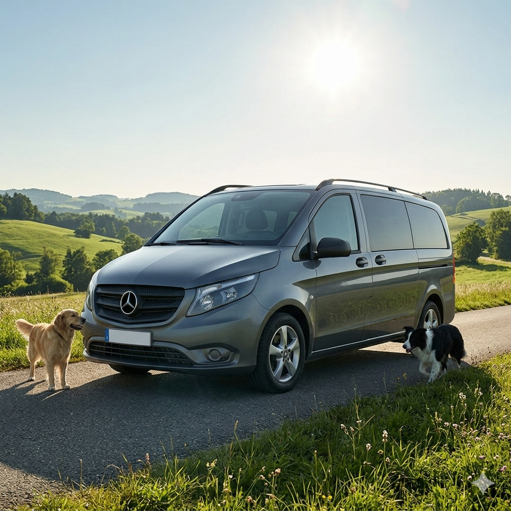 Van 9 Posti dalla Germania: Mercedes Vito Tourer, la Risposta a Inflazione e Vacanze Pet-Friendly Estate 2026